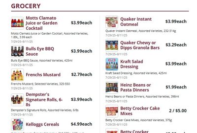 Kudrinko's Flyer July 29 to August 11