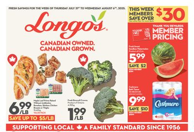 Longo's Flyer July 31 to August 6