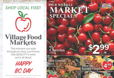 Village Food Markets Flyer July 30 to August 5