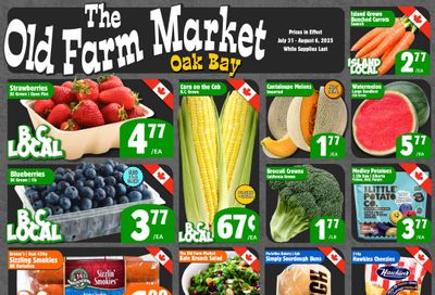 The Old Farm Market (Victoria) Flyer July 31 to August 6
