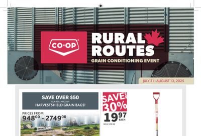 Co-op (West) Rural Routes Flyer July 31 to August 13