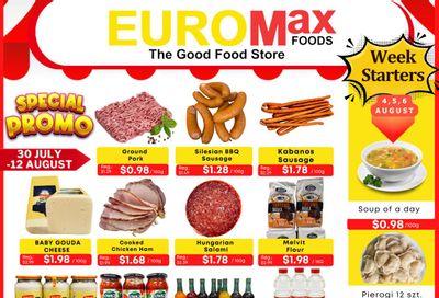 EuroMax Foods Bi-Weekly Flyer July 30 to August 12
