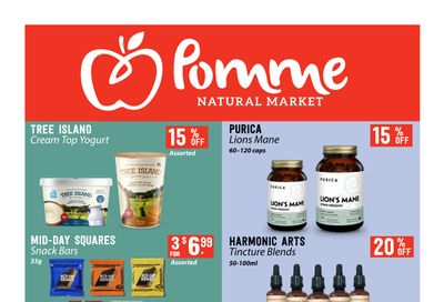 Pomme Natural Market Monthly Specials Flyer July 31 to August 27