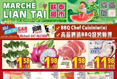 Marche Lian Tai Flyer July 31 to August 6