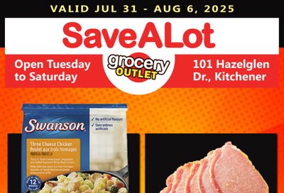 SaveALot Grocery Outlet Flyer July 31 to August 6