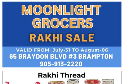 Moonlight Grocers Flyer July 31 to August 6