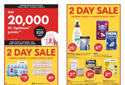 Shoppers Drug Mart (West) Flyer August 2 to 7