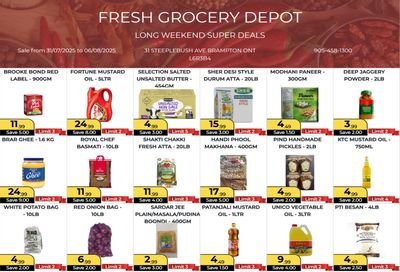 Fresh Grocery Depot Flyer July 31 to August 6