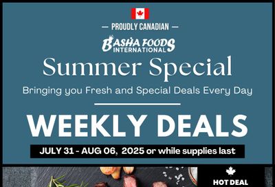 Basha Foods International Flyer July 31 to August 6