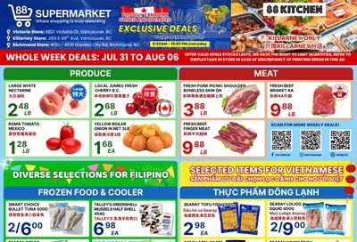 88 Supermarket Flyer July 31 to August 6