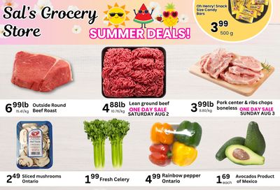 Sal's Grocery Flyer August 1 to 7