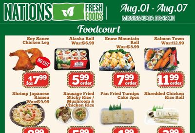 Nations Fresh Foods (Mississauga) Flyer August 1 to 7