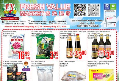 Fresh Value (Scarborough) Flyer August 1 to 7
