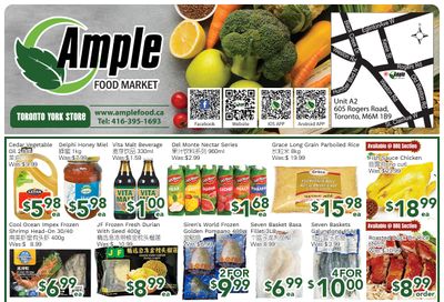 Ample Food Market (North York) Flyer August 1 to 7