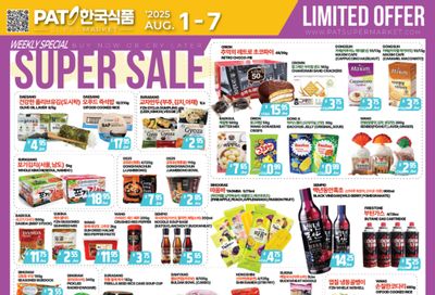 PAT Mart Flyer August 1 to 7