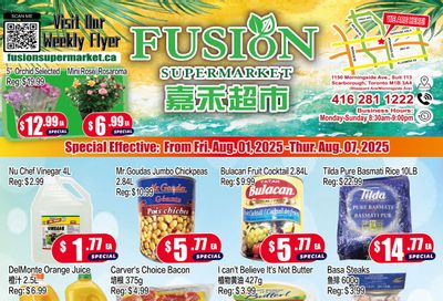 Fusion Supermarket Flyer August 1 to 7