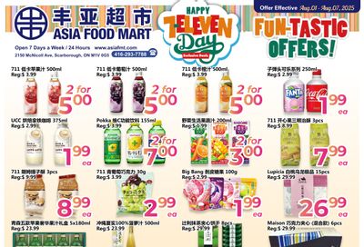 Asia Food Mart Flyer August 1 to 7