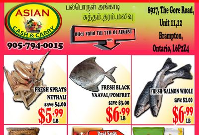 Asian Cash & Carry Flyer August 1 to 7