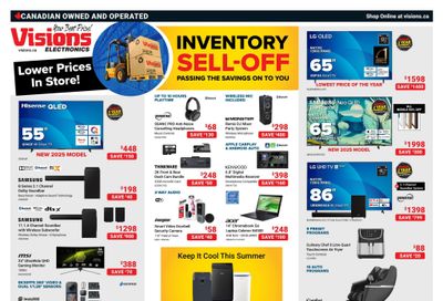 Visions Electronics Flyer August 1 to 7