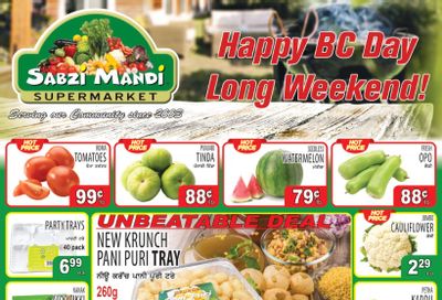 Sabzi Mandi Supermarket (Lower Mainland) Flyer August 1 to 6