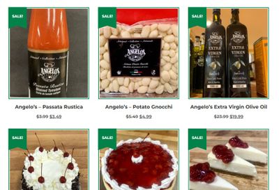 Angelo's Italian Bakery Monthly Specials August 1 to 31