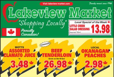 Lakeview Market Flyer August 2 to 8