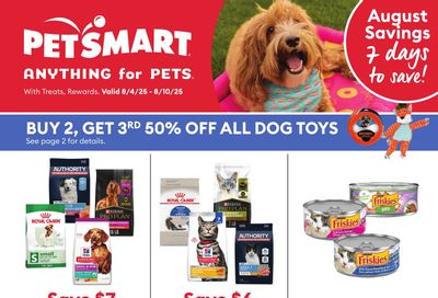 PetSmart Flyer August 4 to 10