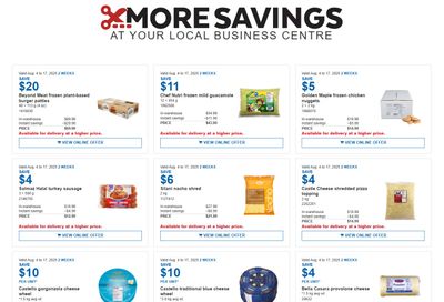 Costco Business Centre Instant Savings Flyer August 4 to 17