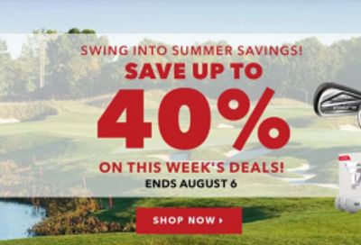 Golf Town Canada: Flash Sale up to 40% off
