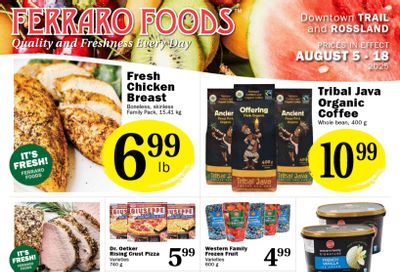 Ferraro Foods Bi-Weekly Flyer August 5 to 18