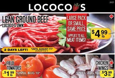 Lococo's Flyer August 6 to 10