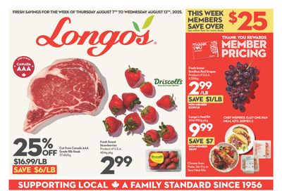 Longo's Flyer August 7 to 13