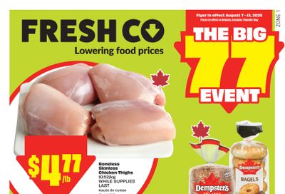 FreshCo (ON) Flyer August 7 to 13