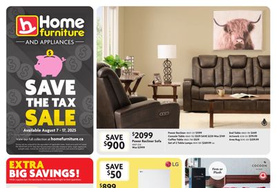 Home Furniture (Atlantic) Flyer August 7 to 17