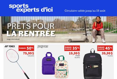 Sports Experts Flyer August 6 to 19