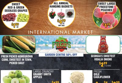 Fred's Farm Fresh Flyer August 6 to 12