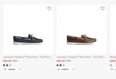 Sperry Canada: End of Summer Sale up to 50% off