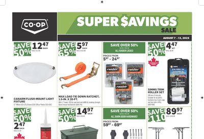 Co-op (West) Home Centre Flyer August 7 to 13