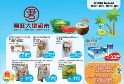 Kings Fair Supermarket Flyer August 7 to 13