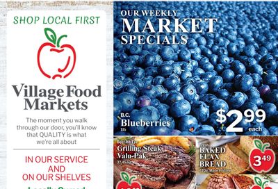 Village Food Markets Flyer August 6 to 12