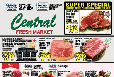 Central Fresh Market Flyer August 7 to 14