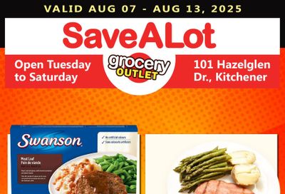SaveALot Grocery Outlet Flyer August 7 to 13