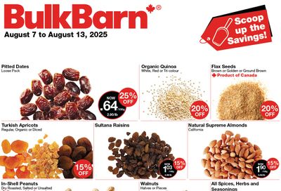 Bulk Barn Flyer August 7 to 13