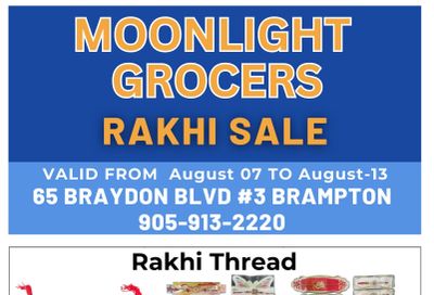 Moonlight Grocers Flyer August 7 to 13