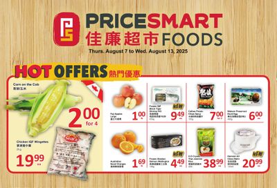 PriceSmart Foods Flyer August 7 to 13