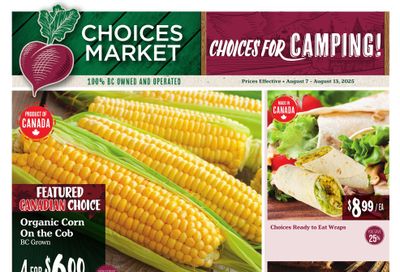 Choices Market Flyer August 7 to 13
