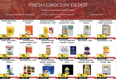 Fresh Grocery Depot Flyer August 7 to 13