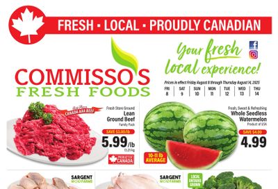 Commisso's Fresh Foods Flyer August 8 to 14