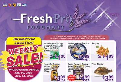 FreshPro Foodmart (Brampton) Flyer August 8 to 14