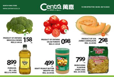 Centra Foods (North York) Flyer August 8 to 14